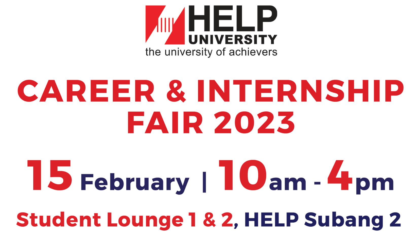 HELP Subang 2-Career & Internship Fair 2023